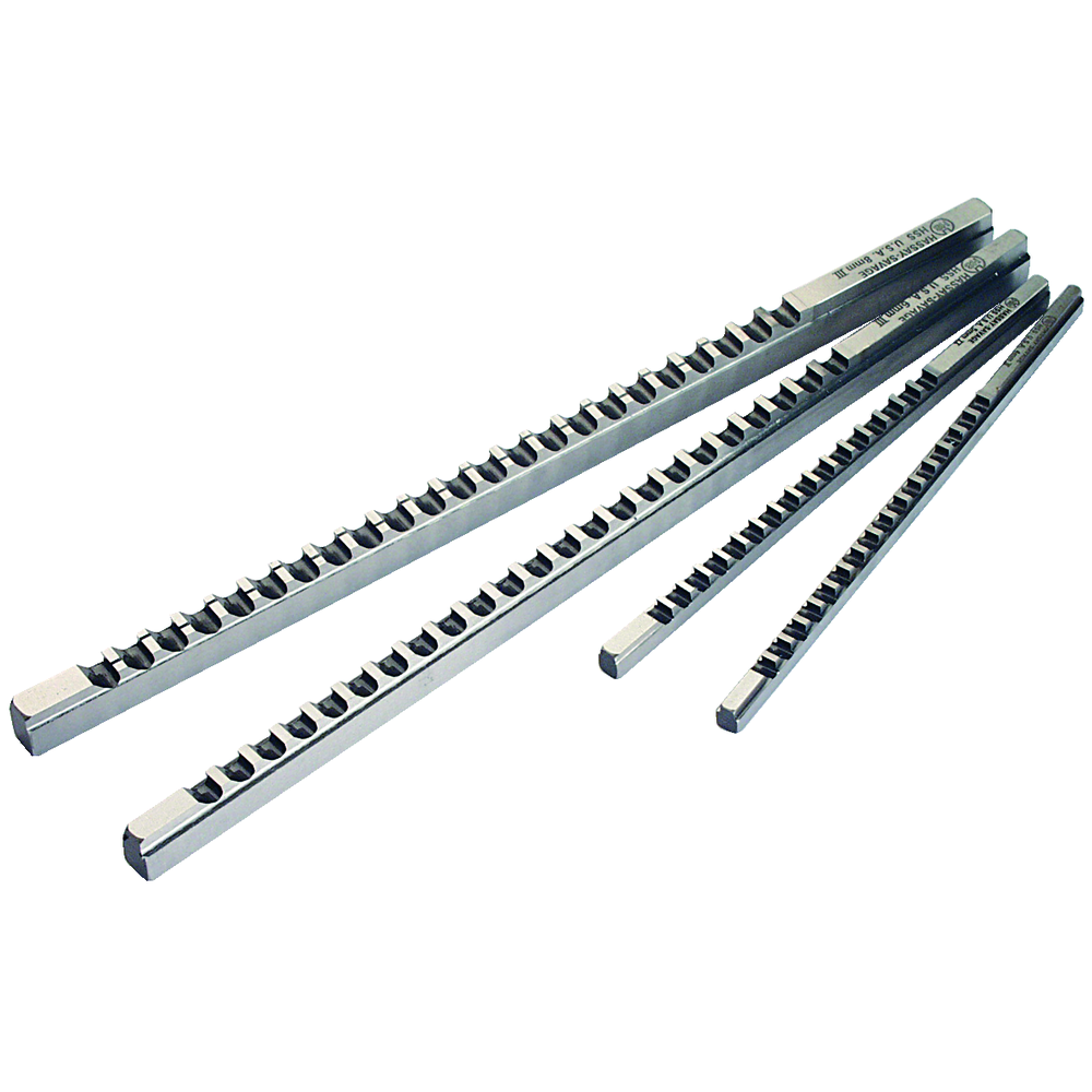 Push broach for keyway width 10mm JS9, broaching length 20-150mm